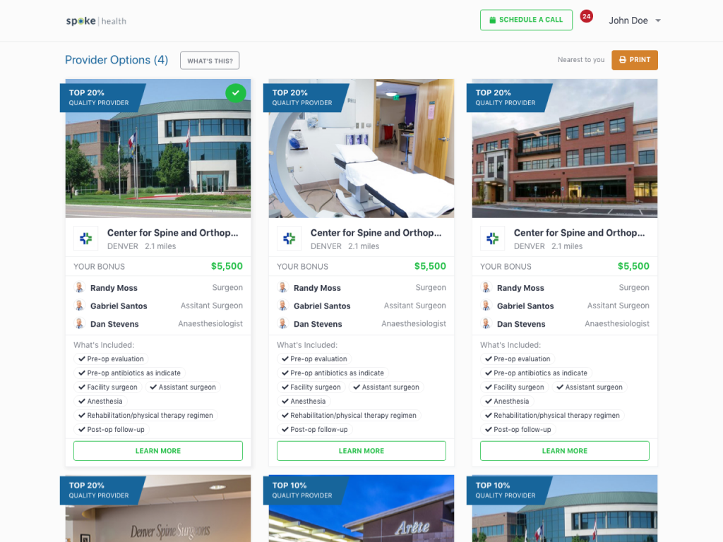 SpokeHealth admin members screen 4